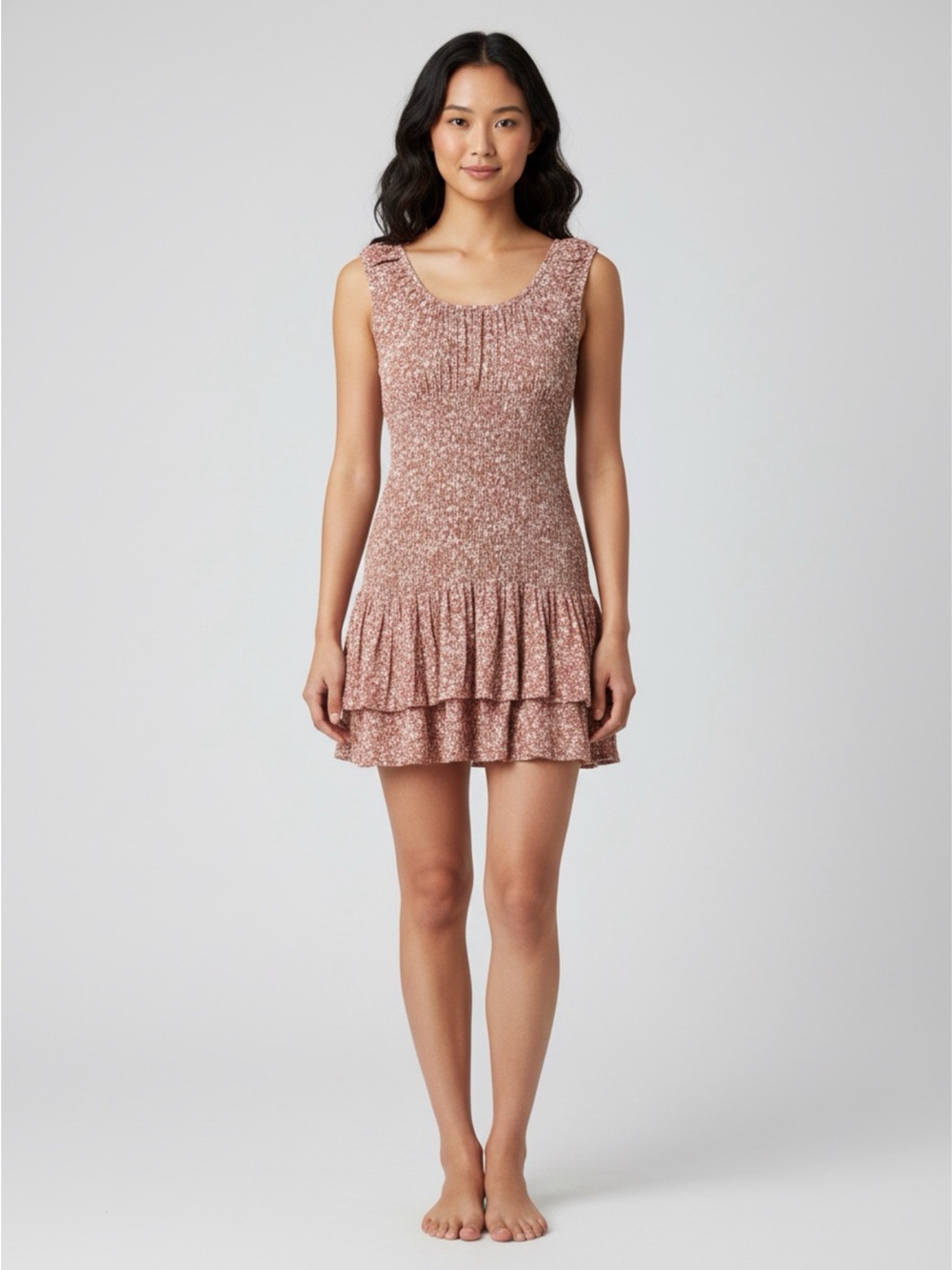 Women’s Floral Mini Summer Dress (S)
